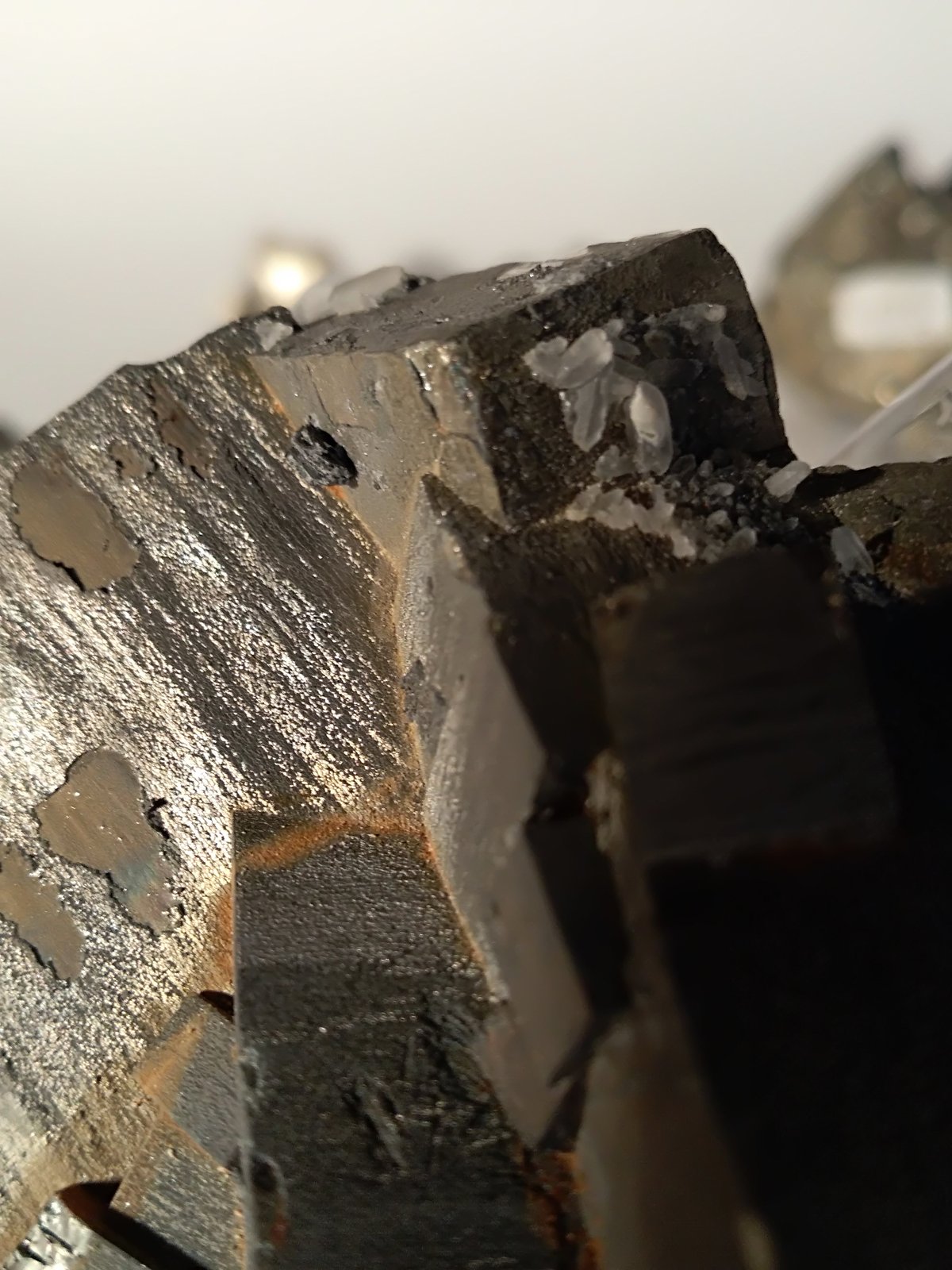 Pirita, Pirrotita, Cuarzo
115 x 50 mm
(Autor: Sante Celiberti)