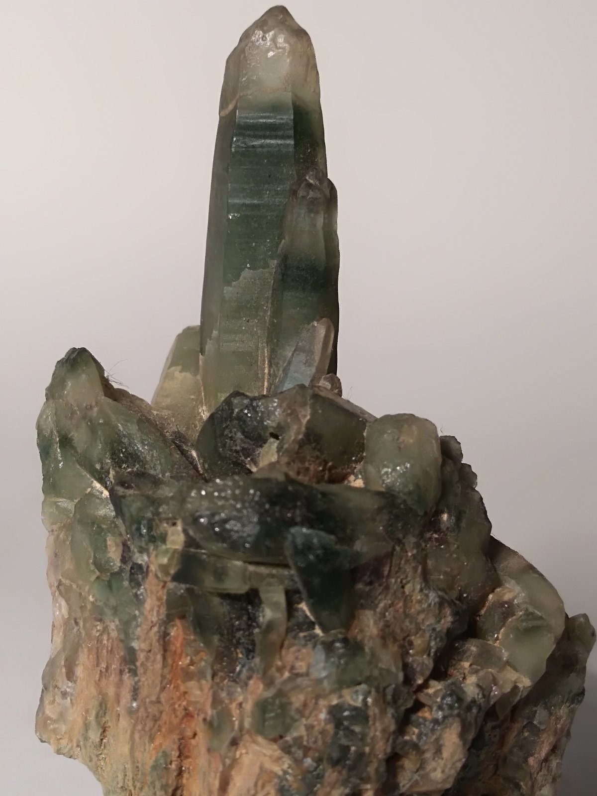 Cuarzo (variedad prasio)
60 x 37 mm
(Autor: Sante Celiberti)