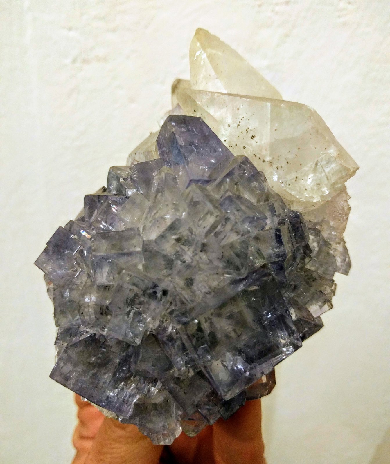 Fluorita, Calcita
7,5 x 10,0 cm.
(Autor: carles)