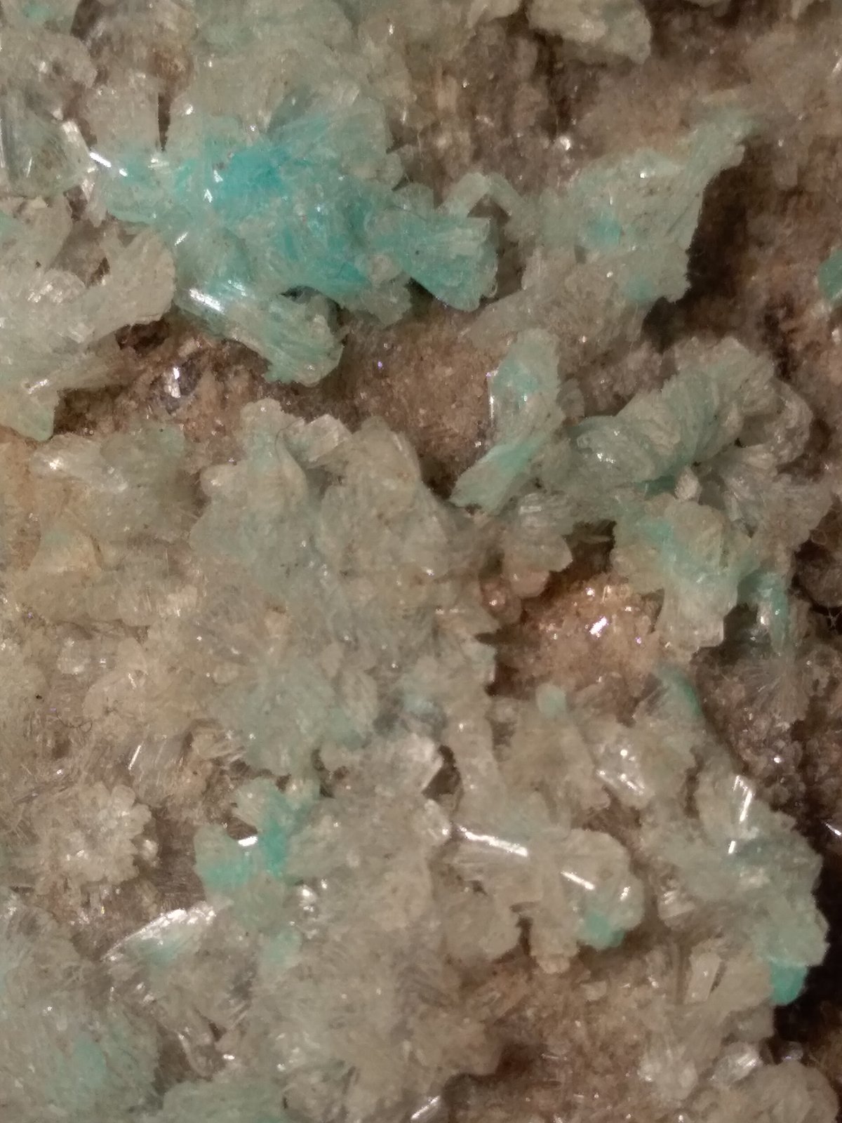 Hemimorfita, Aurichalcita
119 x 65 mm
(Autor: Sante Celiberti)