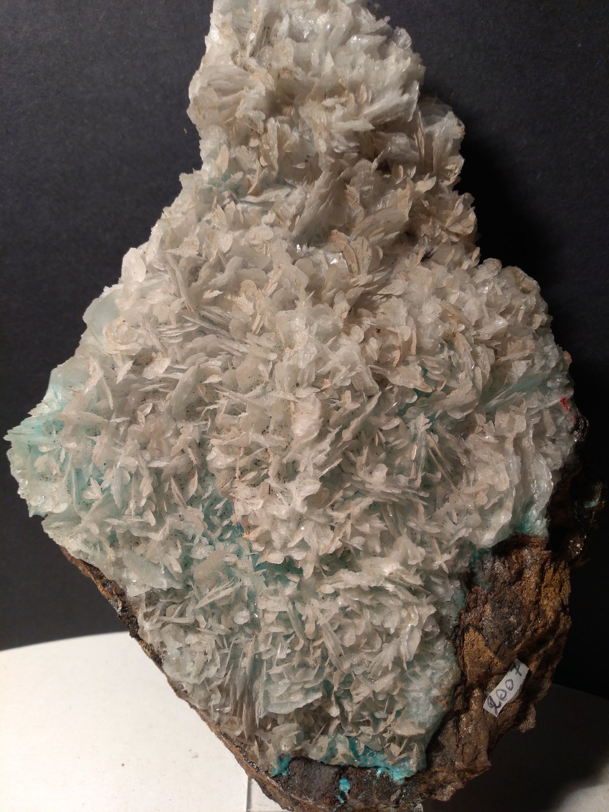 Aurichalcita, Calcita
185 x 120 mm
(Autor: Sante Celiberti)