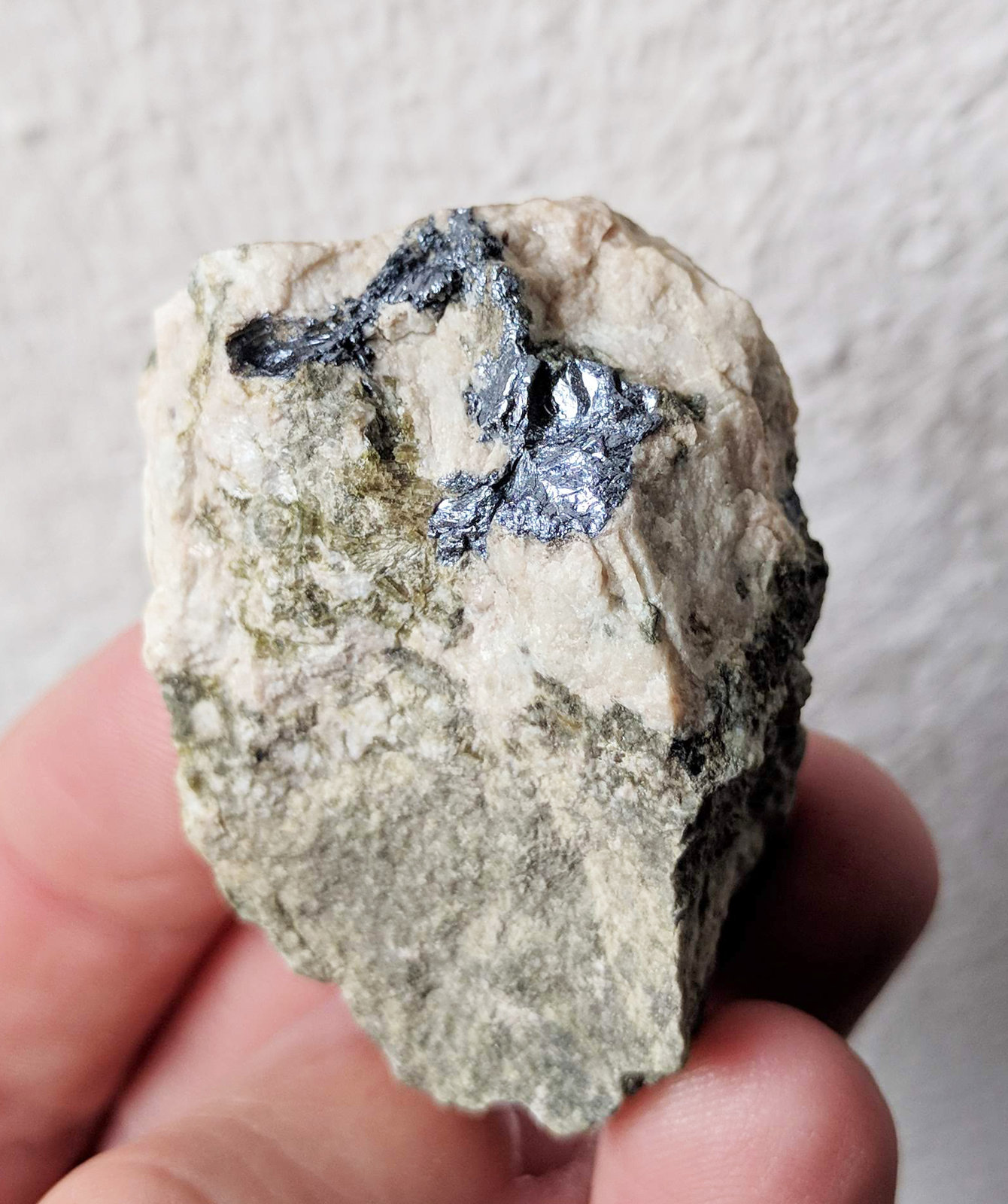 Molibdenita
3,3 x 4,4 cm.
(Autor: carles)