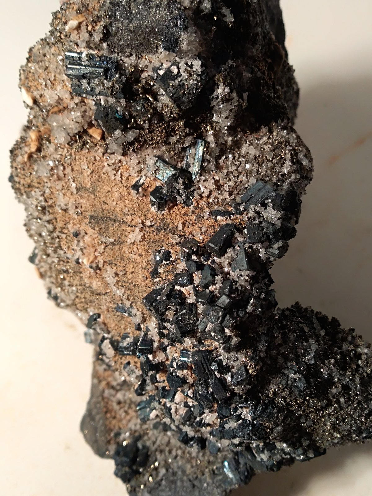 Bournonita, Pirita
148 x 143 mm
(Autor: Sante Celiberti)