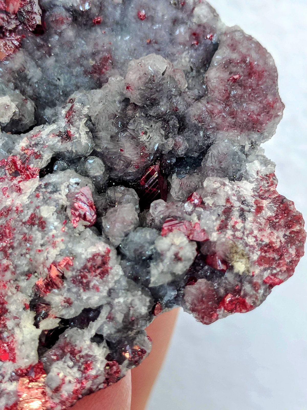 Cinabrio, Calcita, Dolomita
7,5 x 9,2 cm.
(Autor: carles)
