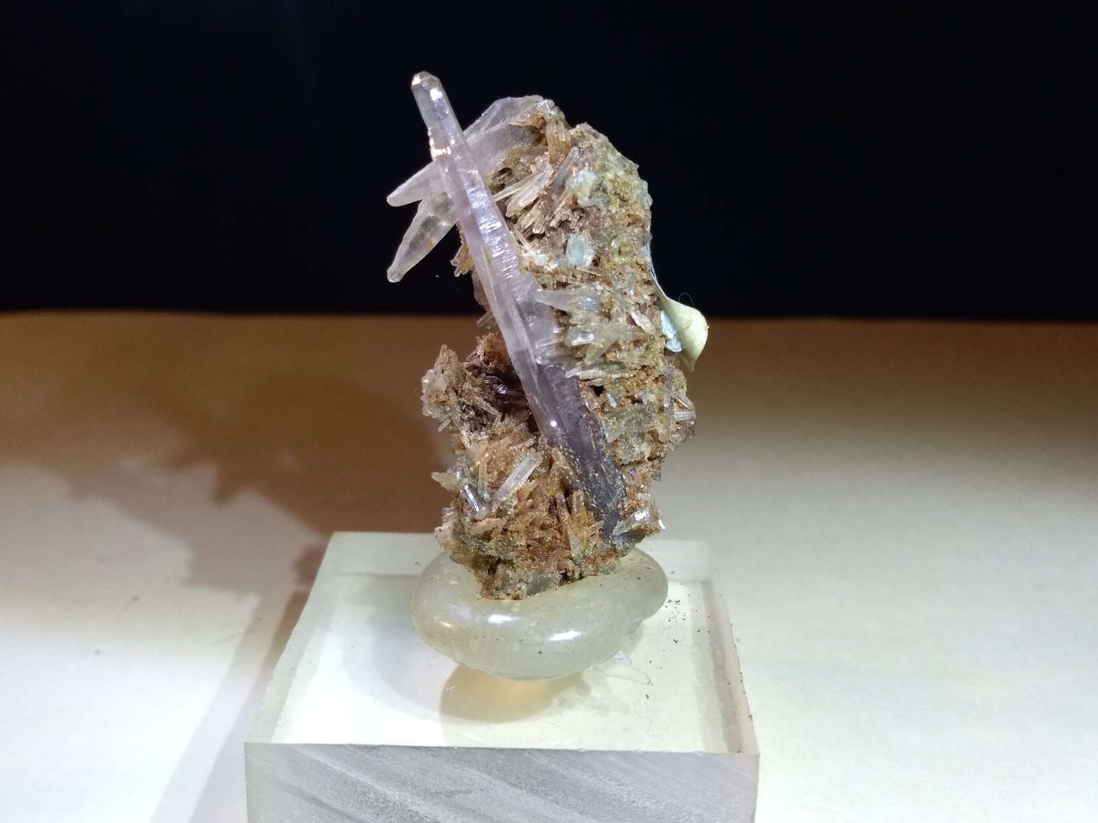 Cuarzo (variedad amatista)
39,5 x 24 mm
(Autor: Sante Celiberti)