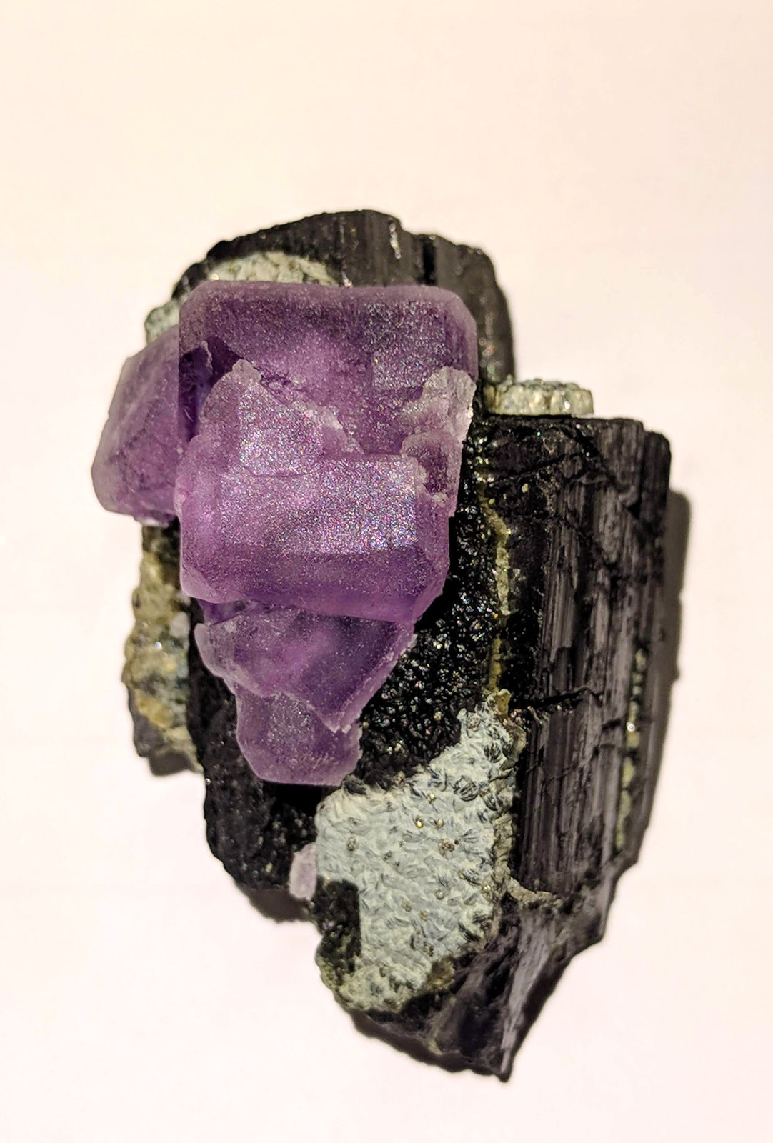 Fluorita, Ferberita
4,4 x 2,8 cm.
(Autor: carles)
