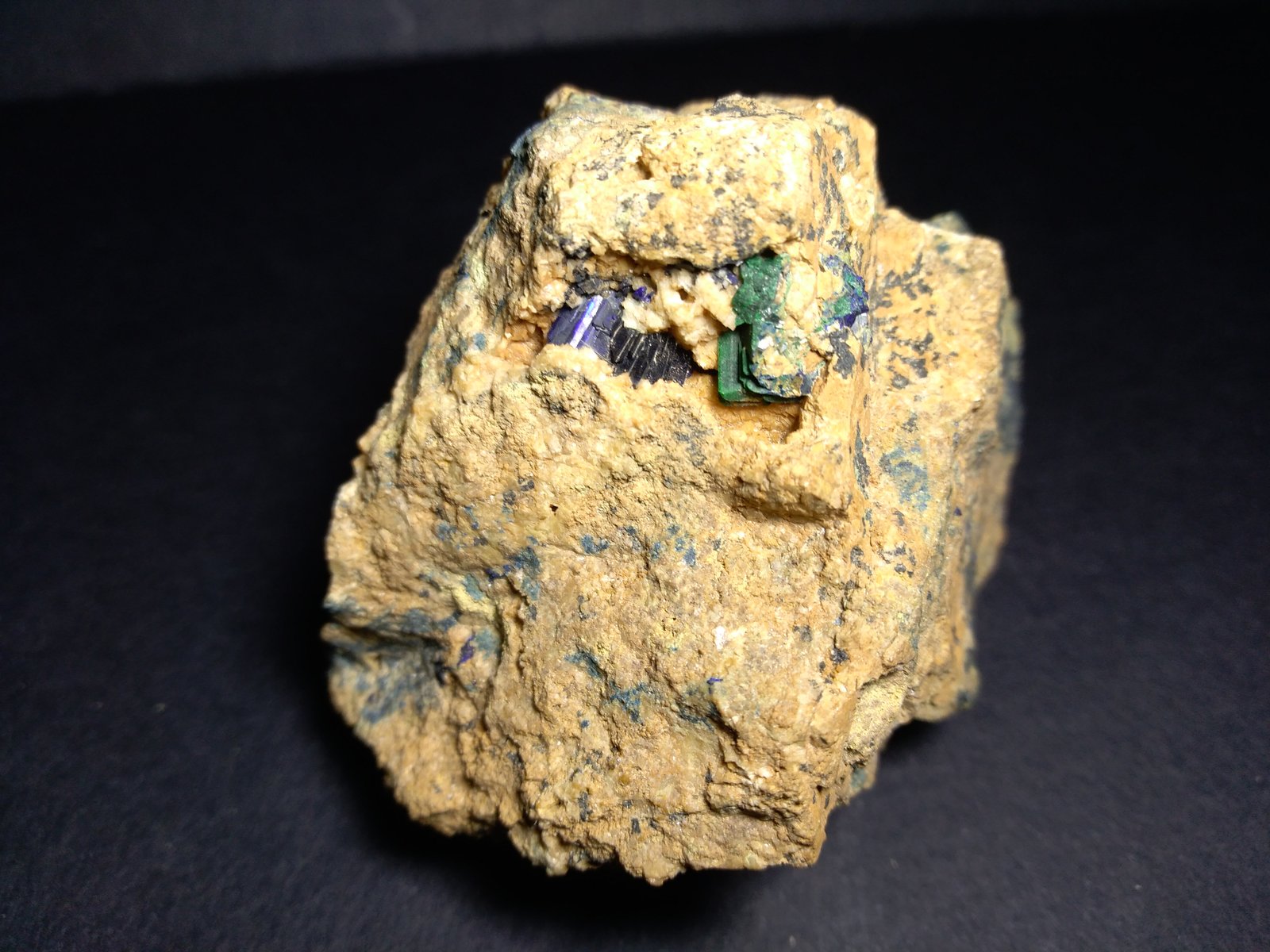 Azurita, Malaquita
64 x 47 mm
(Autor: Sante Celiberti)