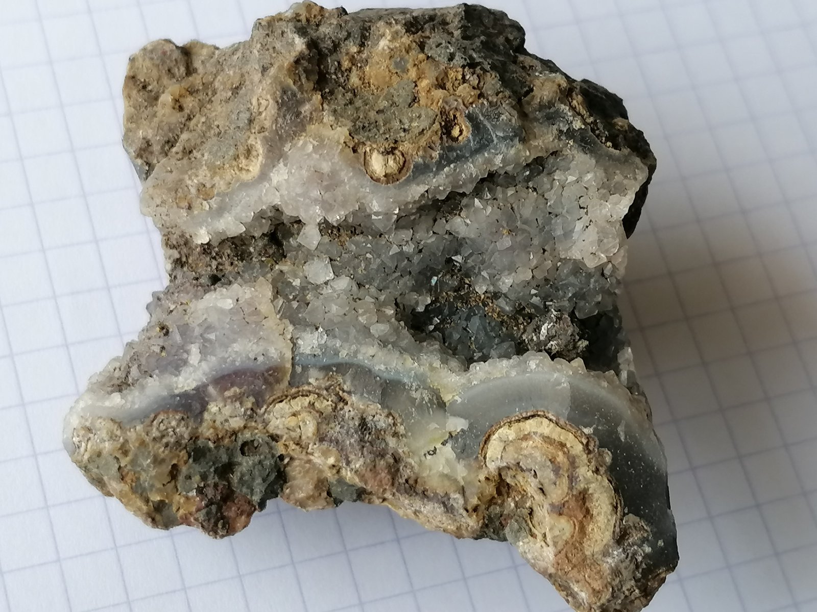 Cuarzo, Cuarzo (variedad calcedonia)
5 x 4 cm.
(Autor: Rafael varela olveira)