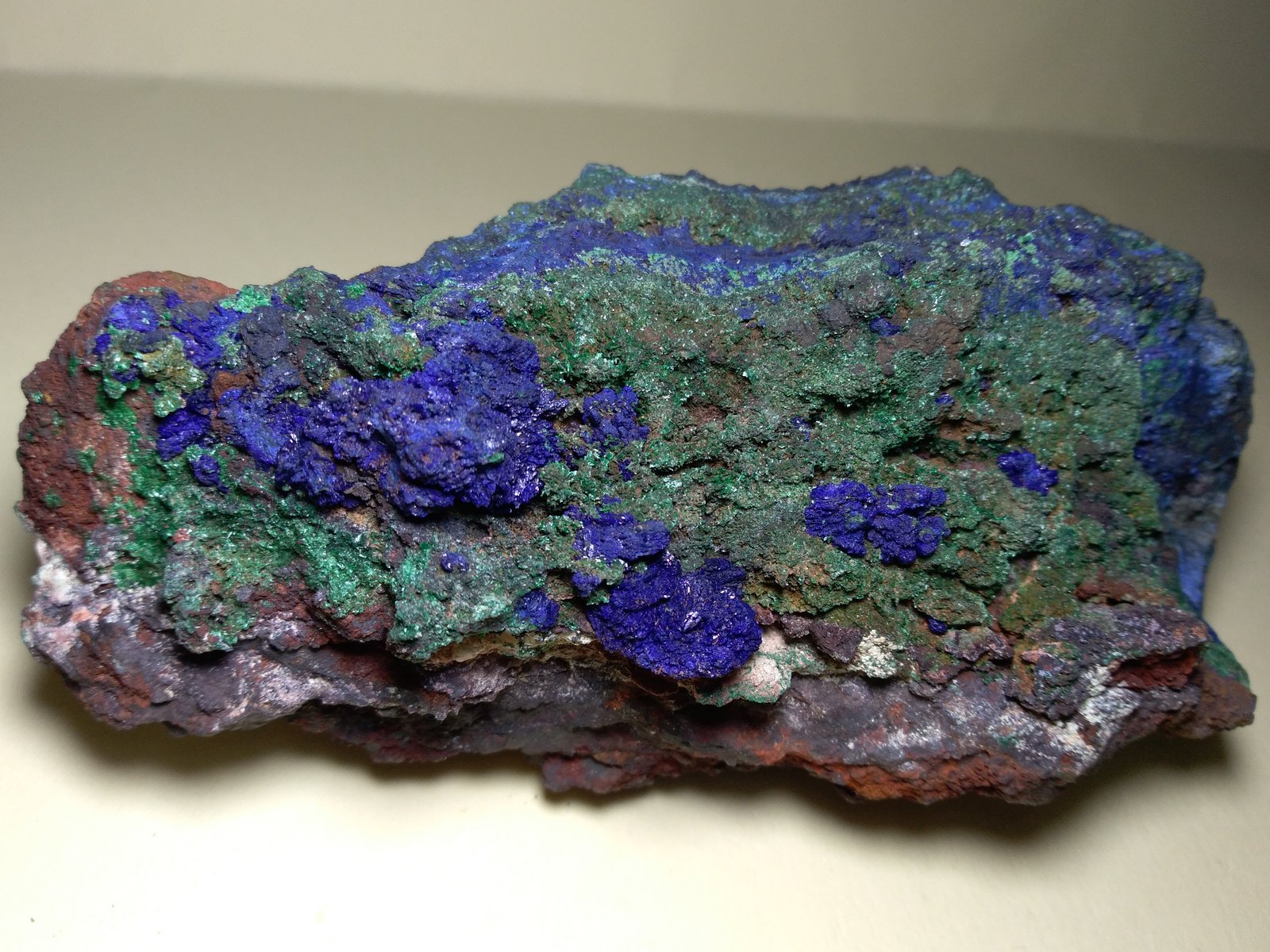 Azurita, Malaquita
119 x 64 mm
(Autor: Sante Celiberti)