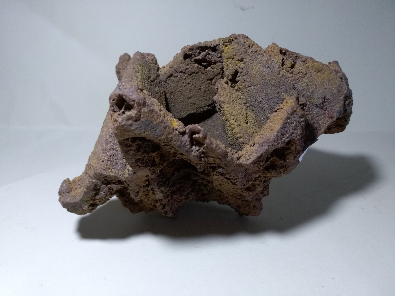 Smithsonita (pseudomorfica de calcita), Greenockita
145 x 90 mm
(Autor: Sante Celiberti)