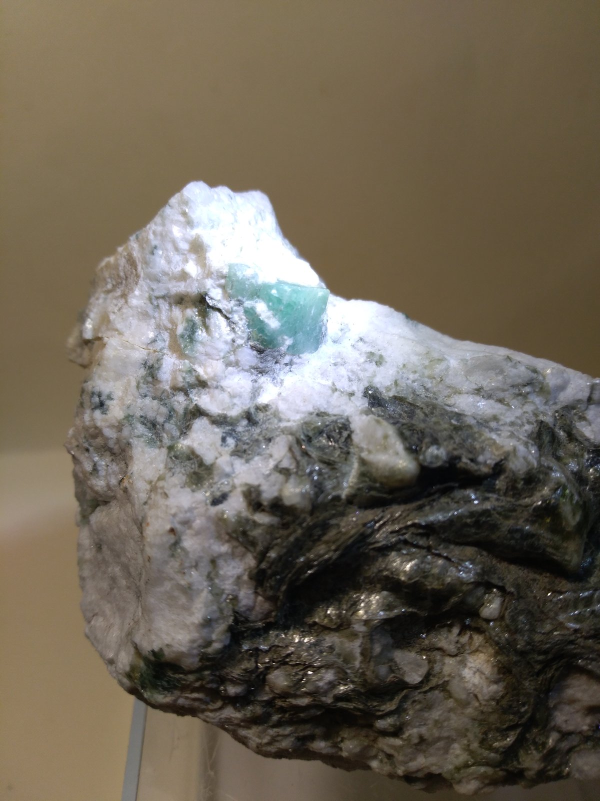 Berilo (variedad esmeralda)
82 x 65 mm
(Autor: Sante Celiberti)