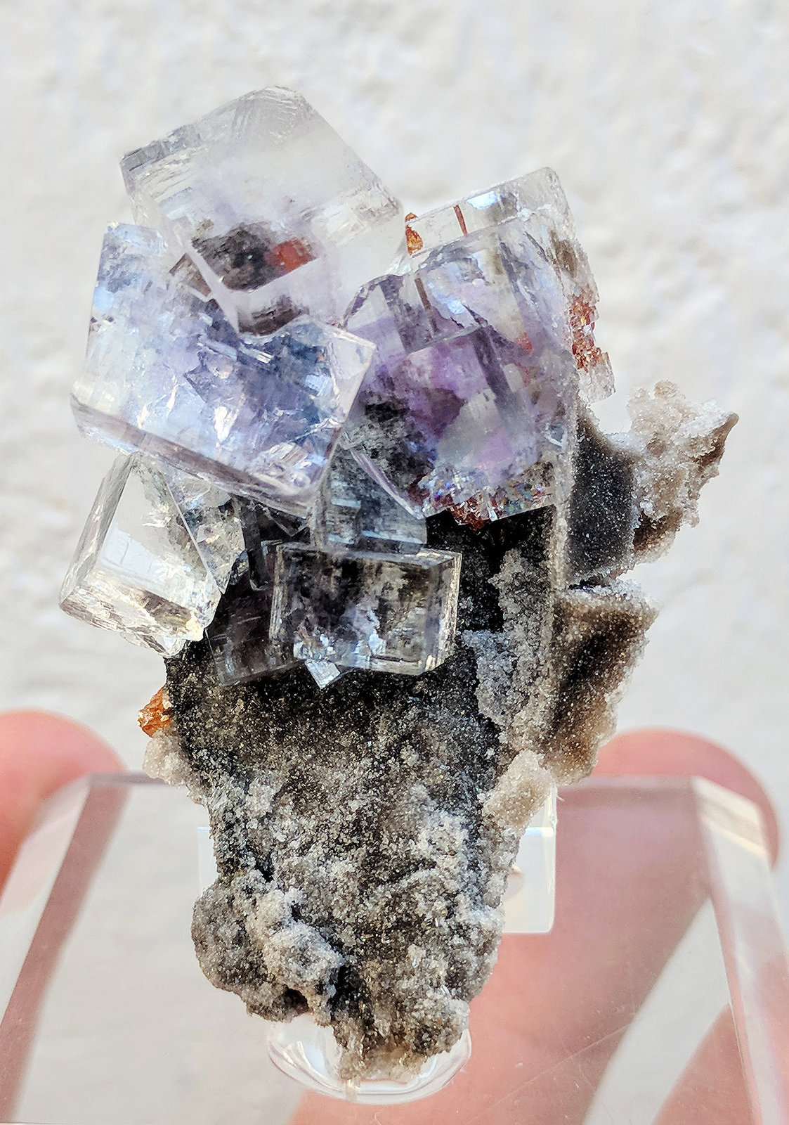 Fluorita, Esfalerita, Cuarzo
5,0 x 3,3 x 2,1 cm.
(Autor: carles)