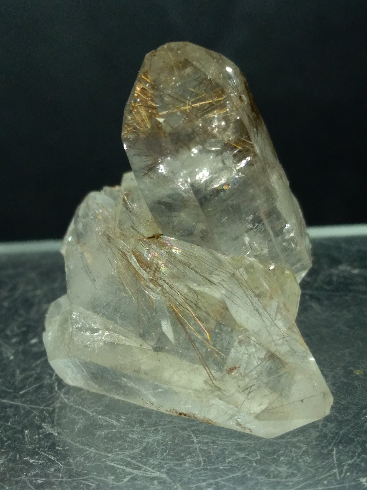 Cuarzo, Rutilo
33 x 33 mm
(Autor: Sante Celiberti)