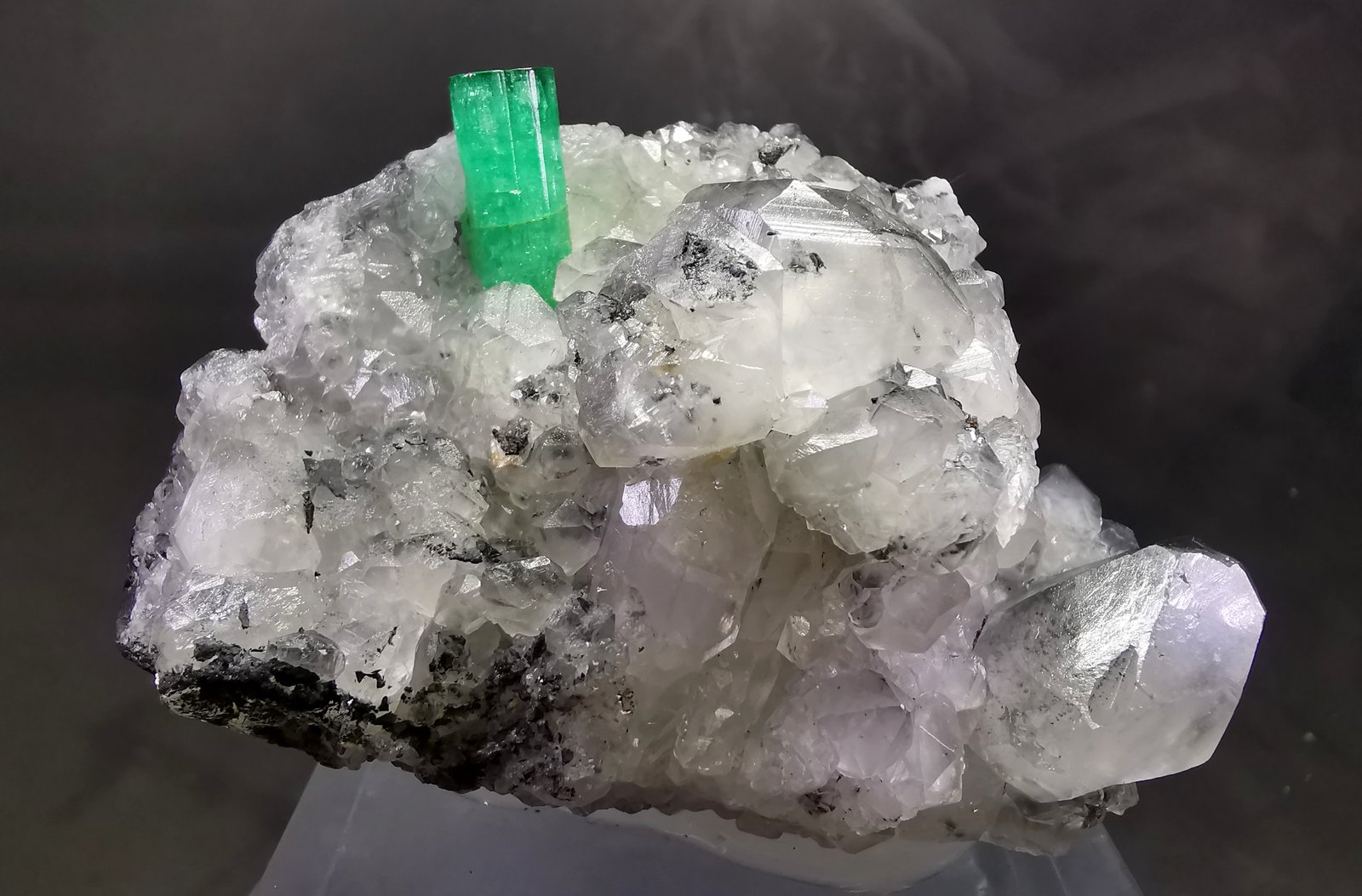 Berilo (variedad esmeralda)
8 x 5.3cm, Cristal de 1.7cm
(Autor: Diego Navarro)