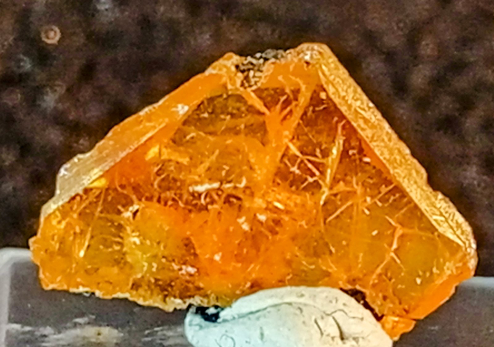 Wulfenita
1,5 x 1 cm.
(Autor: Felipe Abolafia)