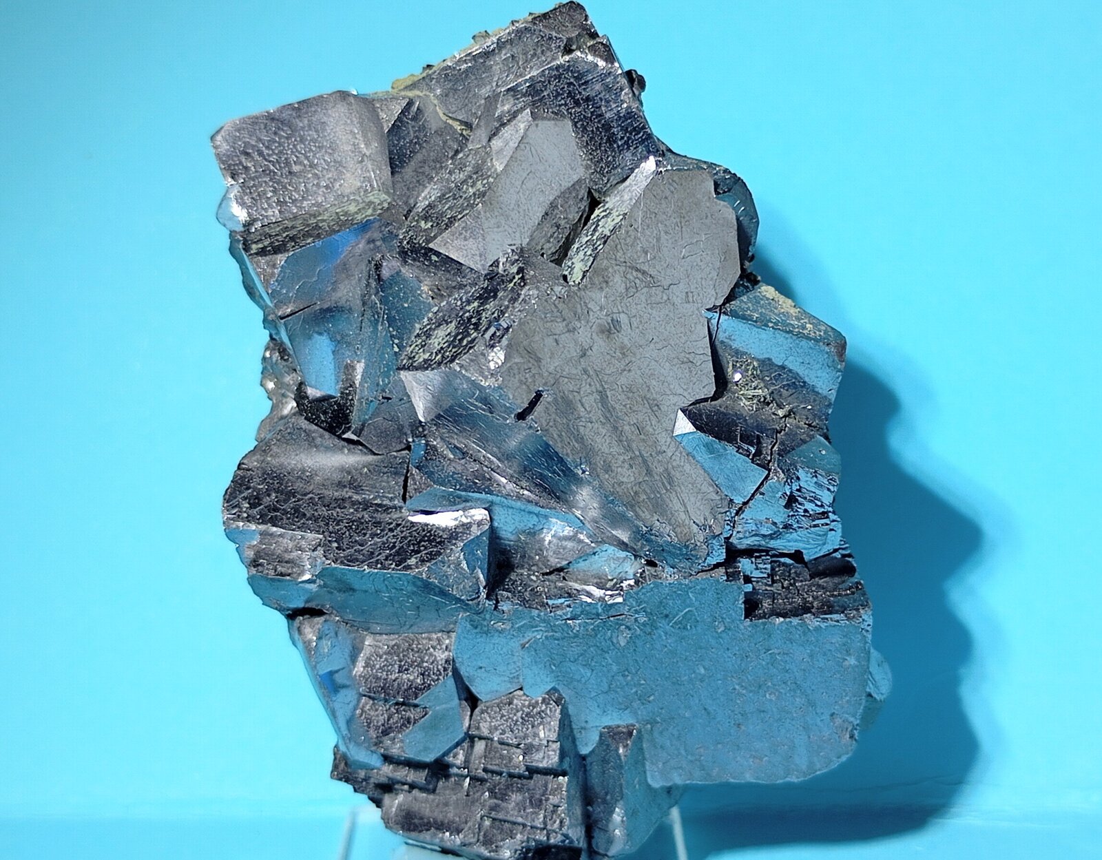 Galena
Mina Borieva, Zona minera Madan, Montes Rhodope, Smolyan Oblast, Bulgaria
7 x 5 x 3 cm.
(Autor: Felipe Abolafia)