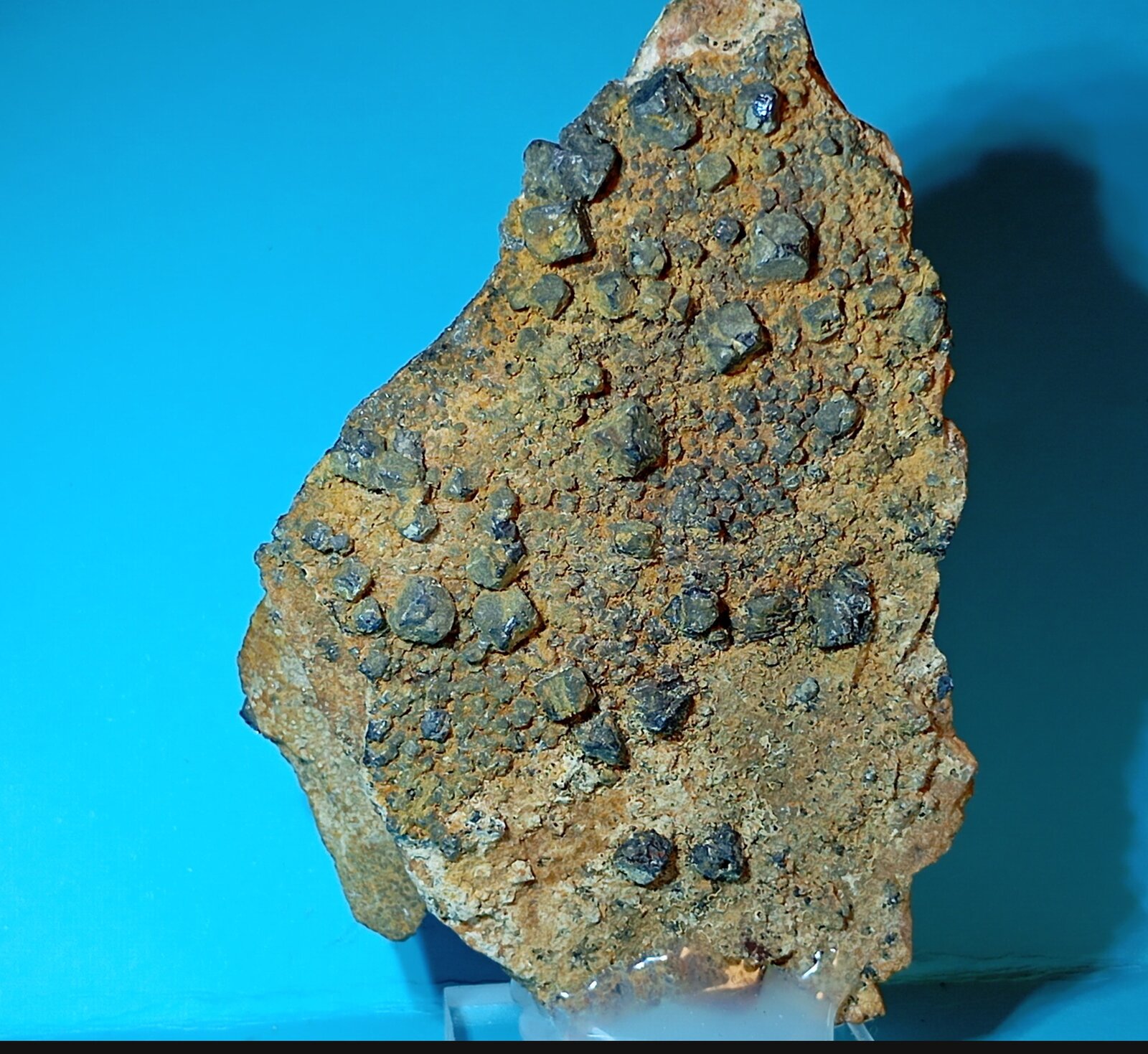 Galena
Mina Aprovechado, El Pinar de Bédar, El Pinar, Bédar, Comarca Levante Almeriense, Almería, Andalucía, España
5 x 7,5 x 2 cm
(Autor: Felipe Abolafia)