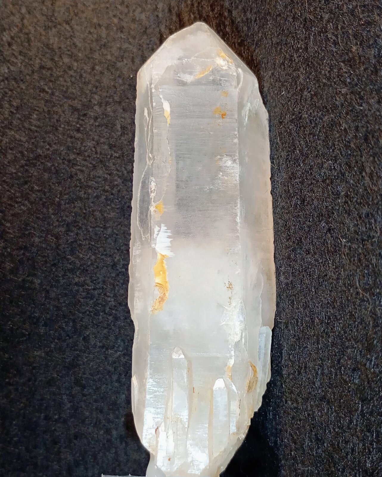 Cuarzo
Leymon Mining Concession, Villanueva de la Sierra, Pías, Comarca Sanabria, Zamora, Castile and León, Spain
9 x 3 x 2,5 cm.
(Autor: Felipe Abolafia)