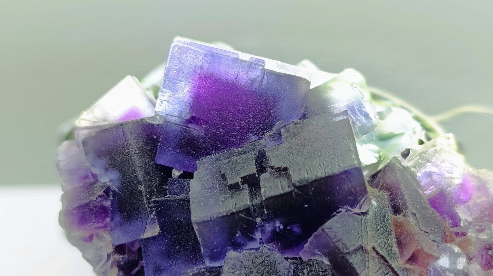 Fluorita morada.
Cuetu L'Aspa, zona minera de Berbes, Berbes, Ribadesella, Comarca del Oriente, Principado de Asturias (Asturias), España
7'5x5'5 cm
(Autor: AntonioJesus)