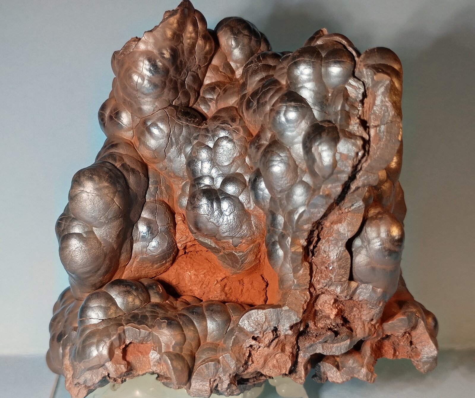 Hematites botroidal
La Incomparable Mine, Villafranca de Córdoba, Comarca Alto Guadalquivir, Córdoba, Andalusia, Spain
7 x 7,5 cm.
(Autor: Felipe Abolafia)