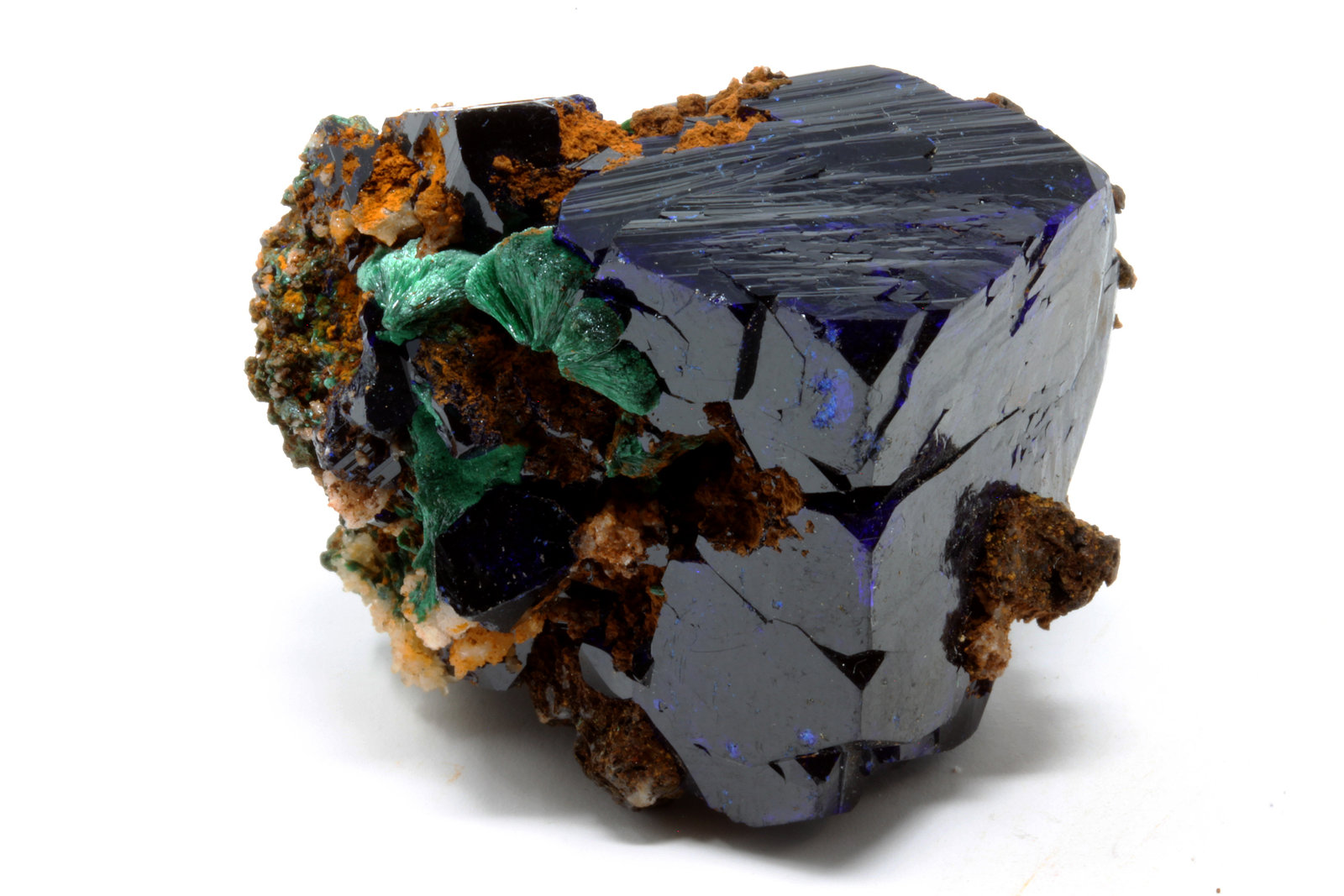Azurita, Malaquita
3,2 x 3,1 x 2,5 cm.
(Autor: carles)