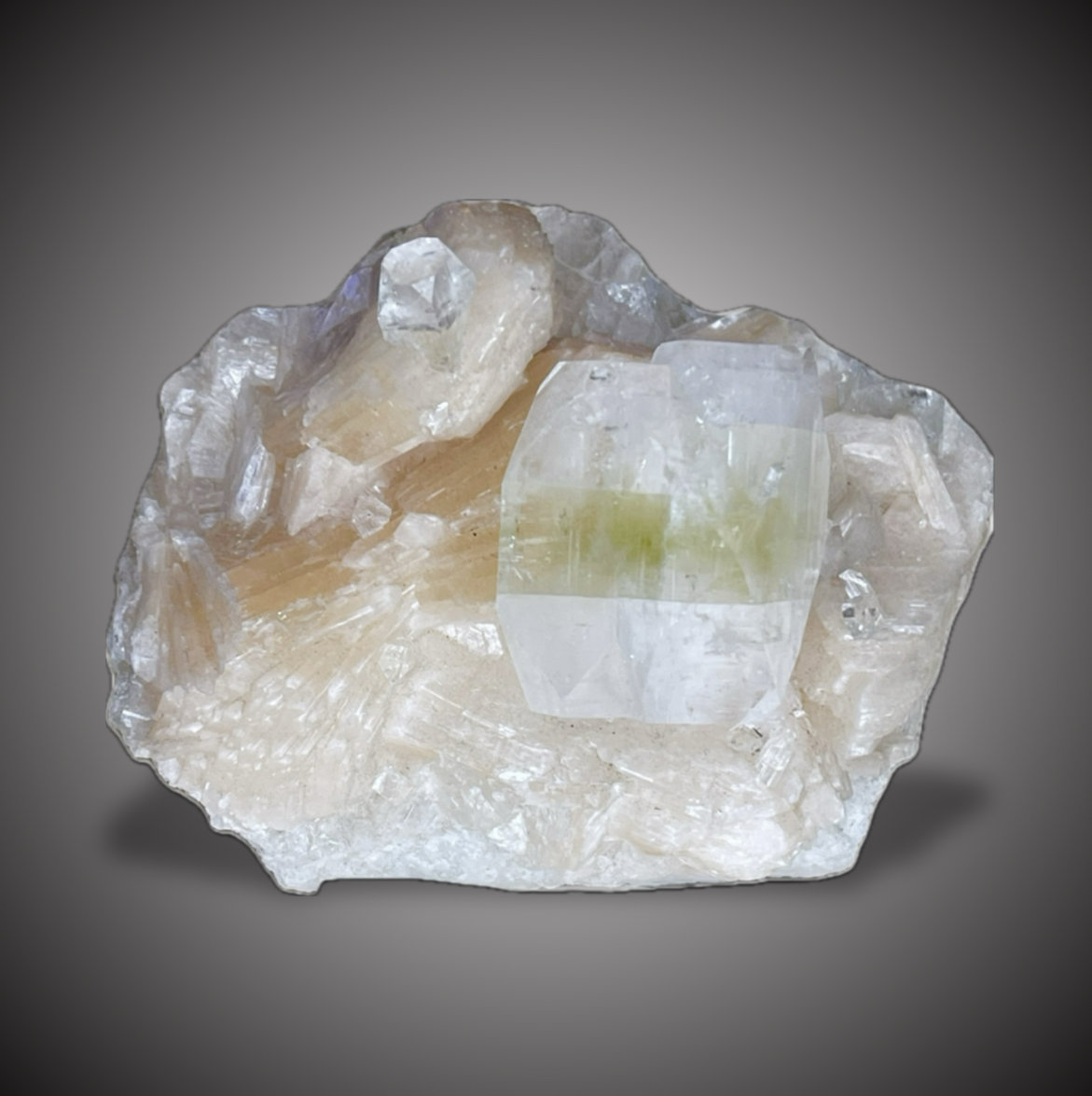 Fluorapophyllita-K (Apofilita) y Stilbita-Ca (Estilbita-Ca)
8x7cm.
(Autor: castrominerals)