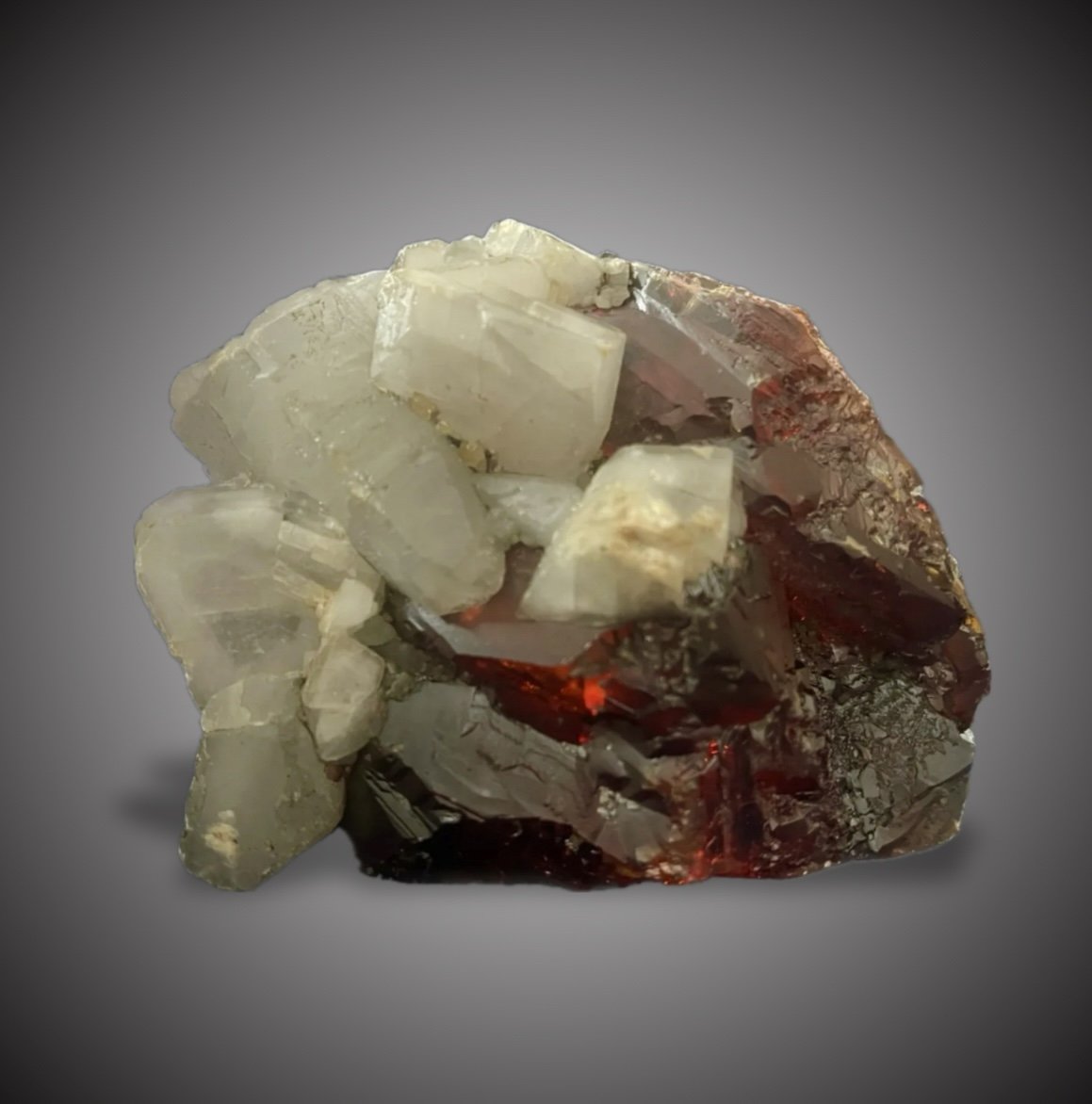 Esfalerita y Calcita
10,5x8cm.
(Autor: castrominerals)
