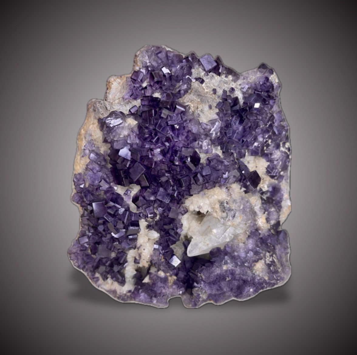 Fluorita y Calcita
14x14cm.
(Autor: castrominerals)