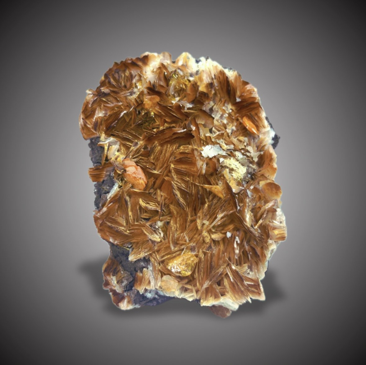 Wulfenita y Barita
11x8cm.
(Autor: castrominerals)