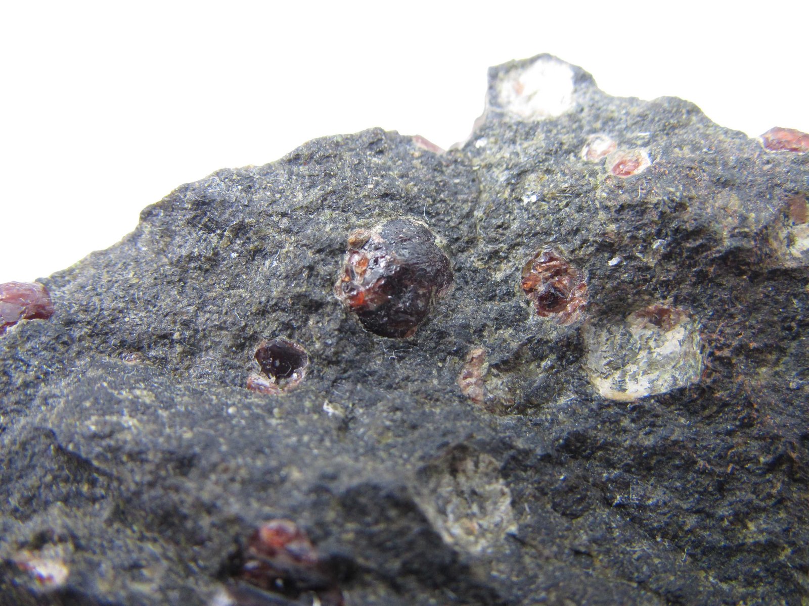Serpentinita con piropo
4 cm. ancho de campo
(Autor: prcantos)