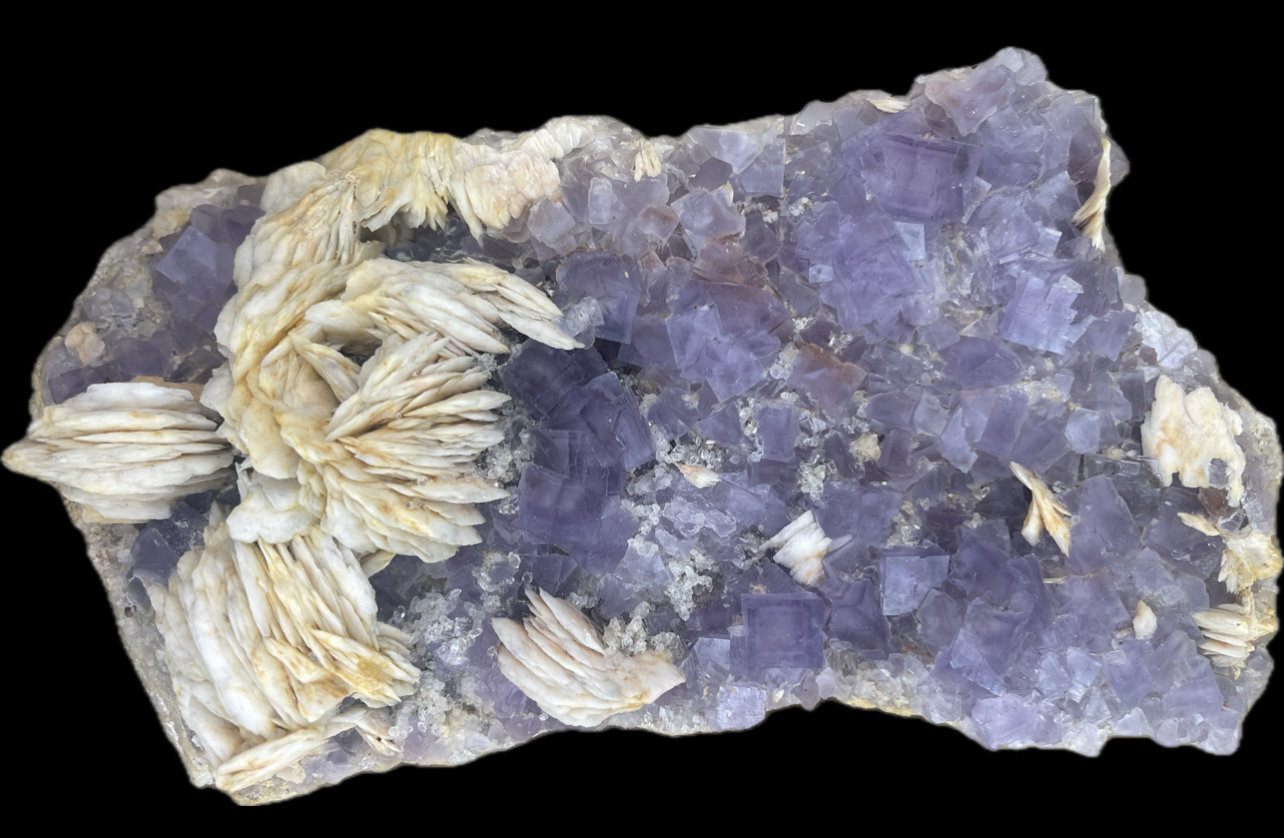Fluorita, Barita y Cuarzo
20x10cm
(Autor: castrominerals)