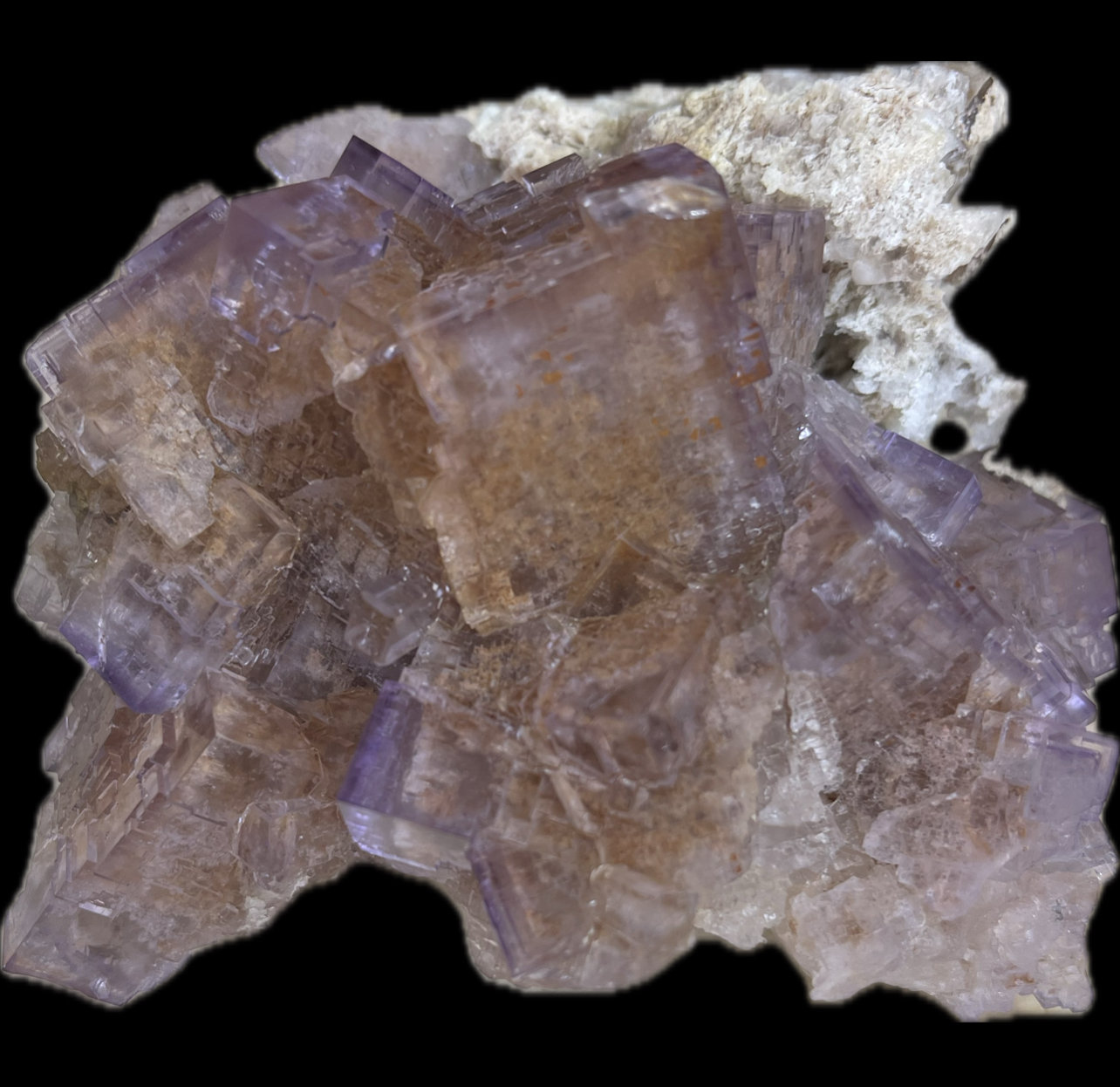 Fluorita y Calcita
11x10cm
(Autor: castrominerals)