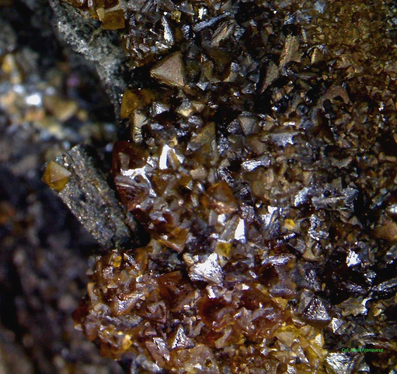 Jarosita.
5´622 x 5´606 mm.
(Autor: Jesus Franquesa Baucells)