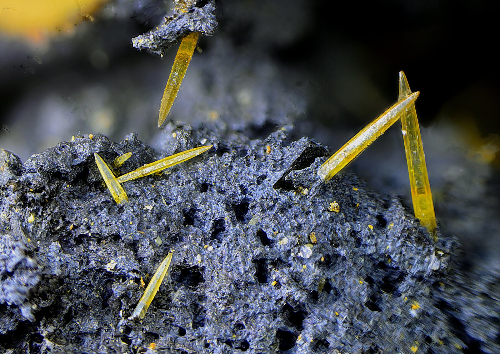 Vanadinita
Campo de visión de 5 mm.
(Autor: Antonio Carmona)