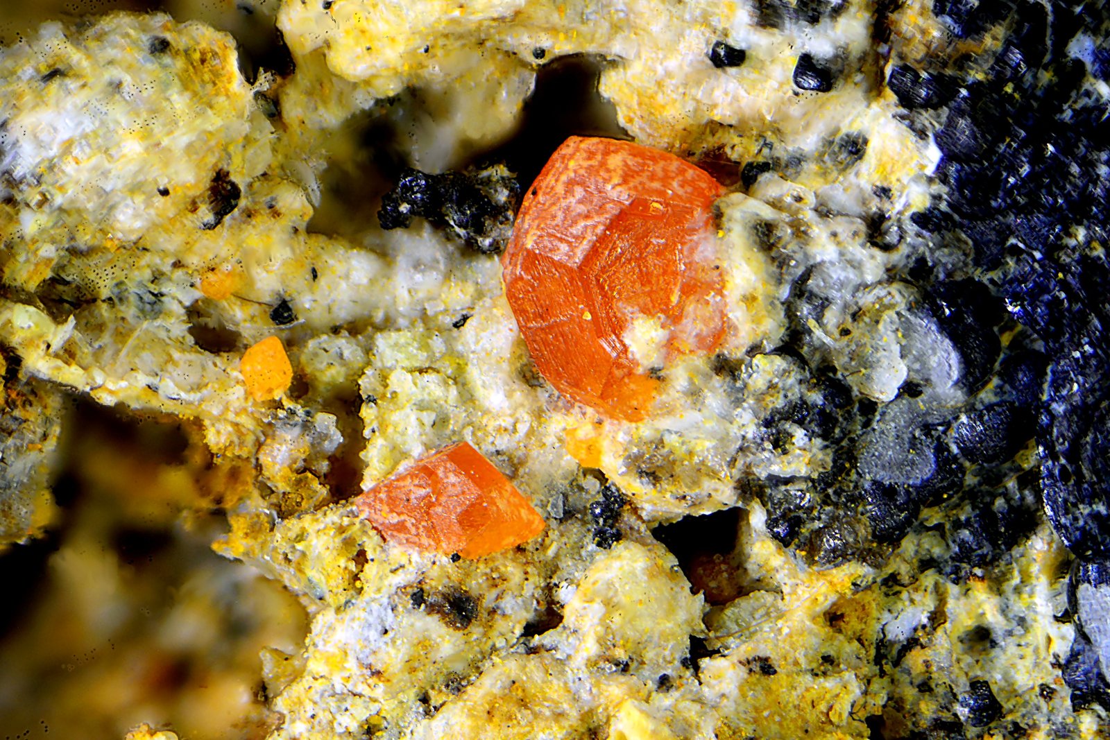 Vanadinita
Campo de visión de 2 mm
(Autor: Antonio Carmona)