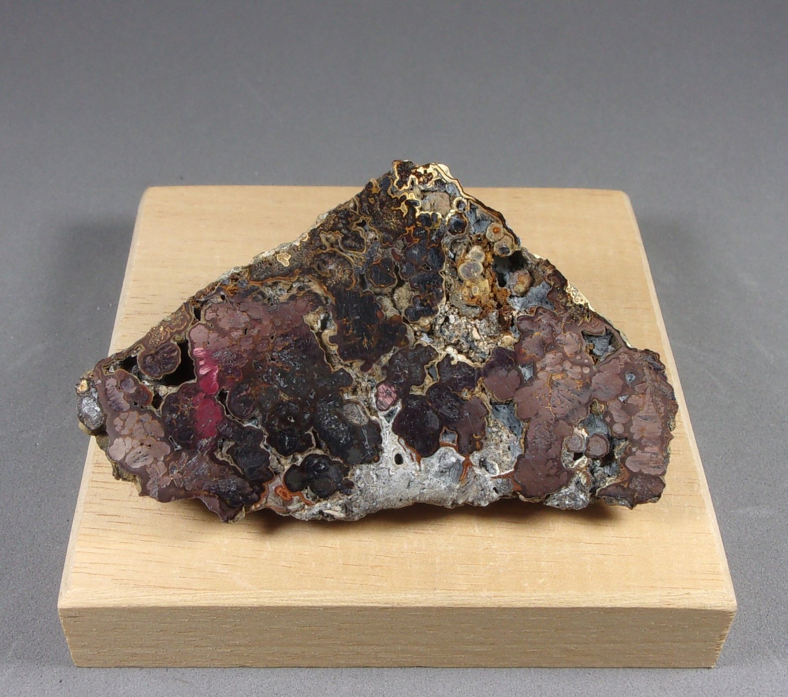 Jordanita en Esfalerita (variedad schalenblenda)
7,7 x 4,4 x 1,8 cm.
(Autor: J. G. Alcolea)