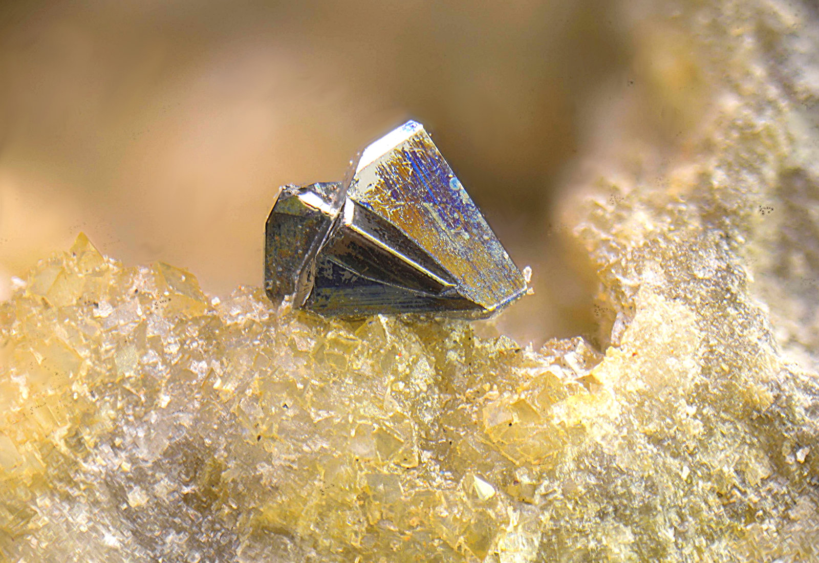 Tetraedrita.
Campo de visión de 2 mm.
(Autor: Antonio Carmona)
