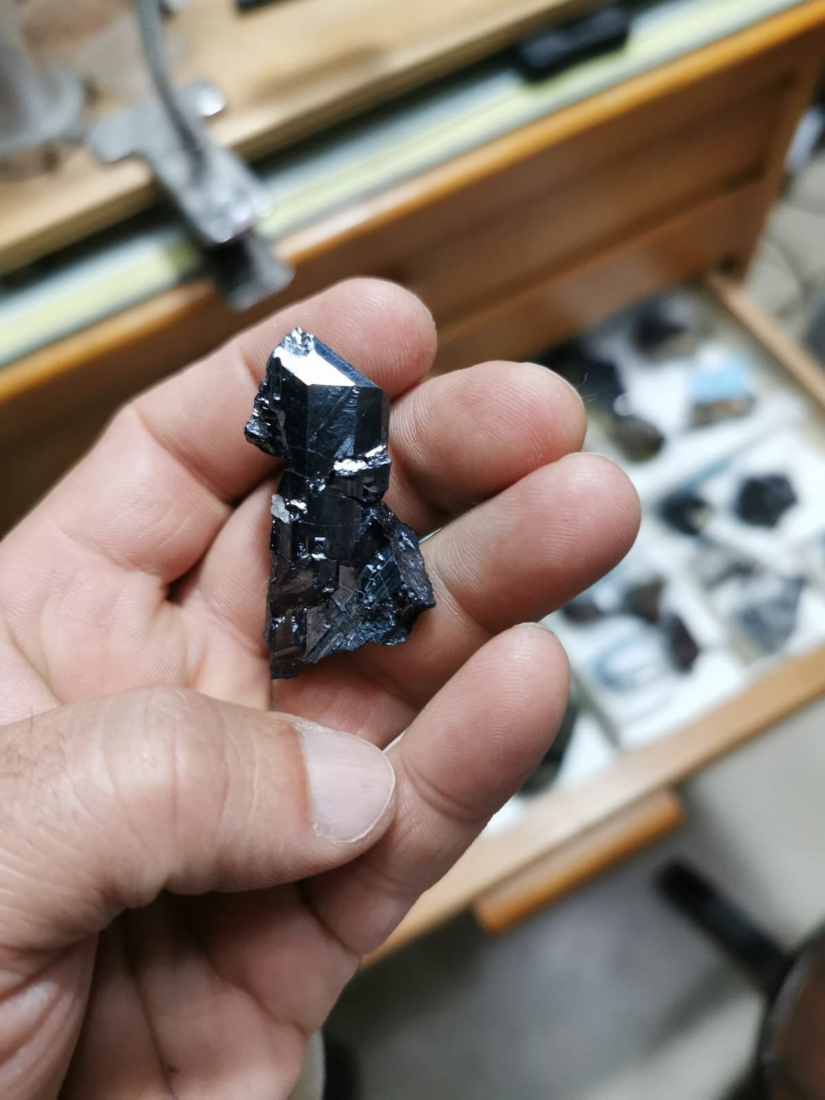 Calcosita
Cristal de 45 mm
(Autor: Antonio Carmona)