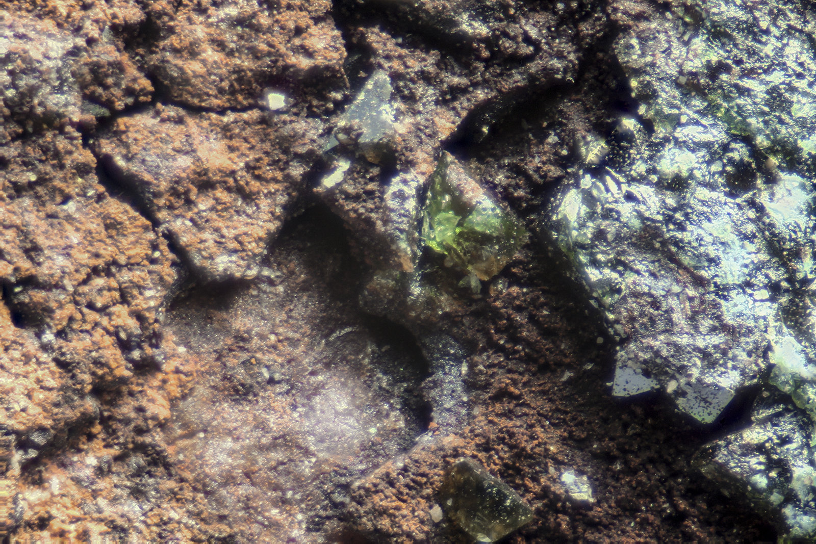 Libethenita
Campo 2.1 mm
(Autor: Adolfo Ruiz)