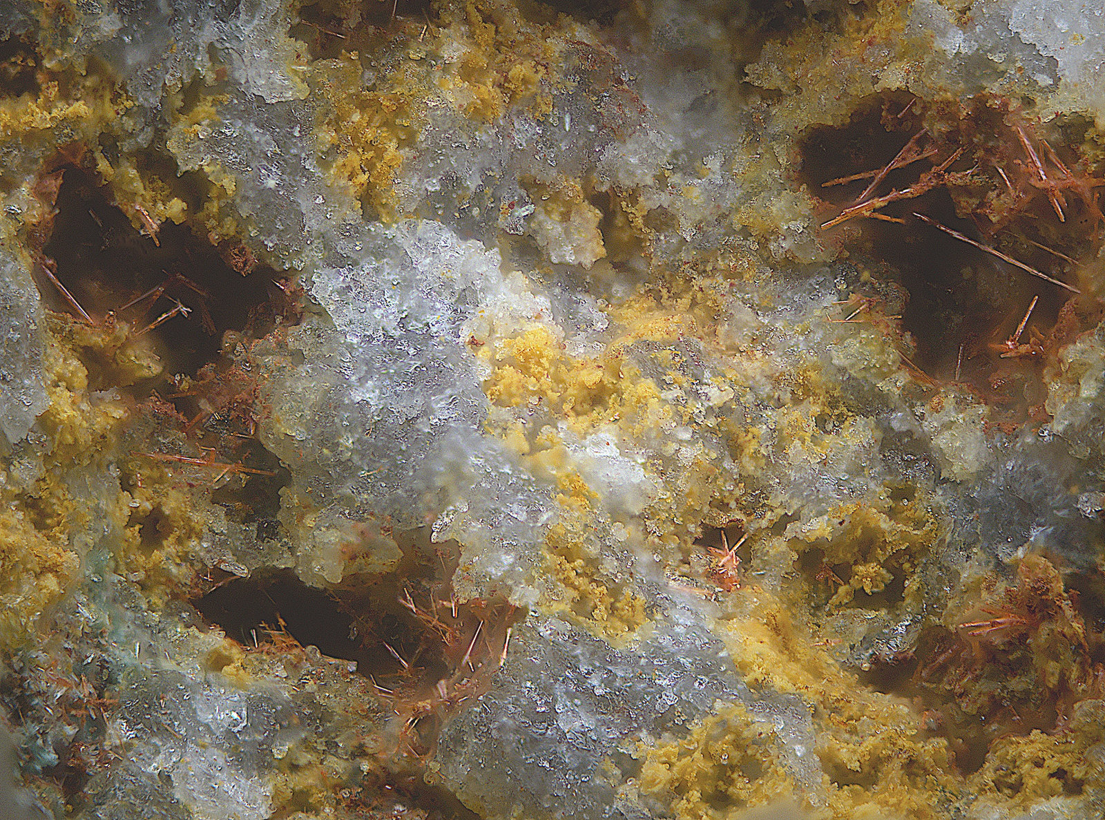Perroudita
Campo de visión de 1 mm.
(Autor: Antonio Carmona)