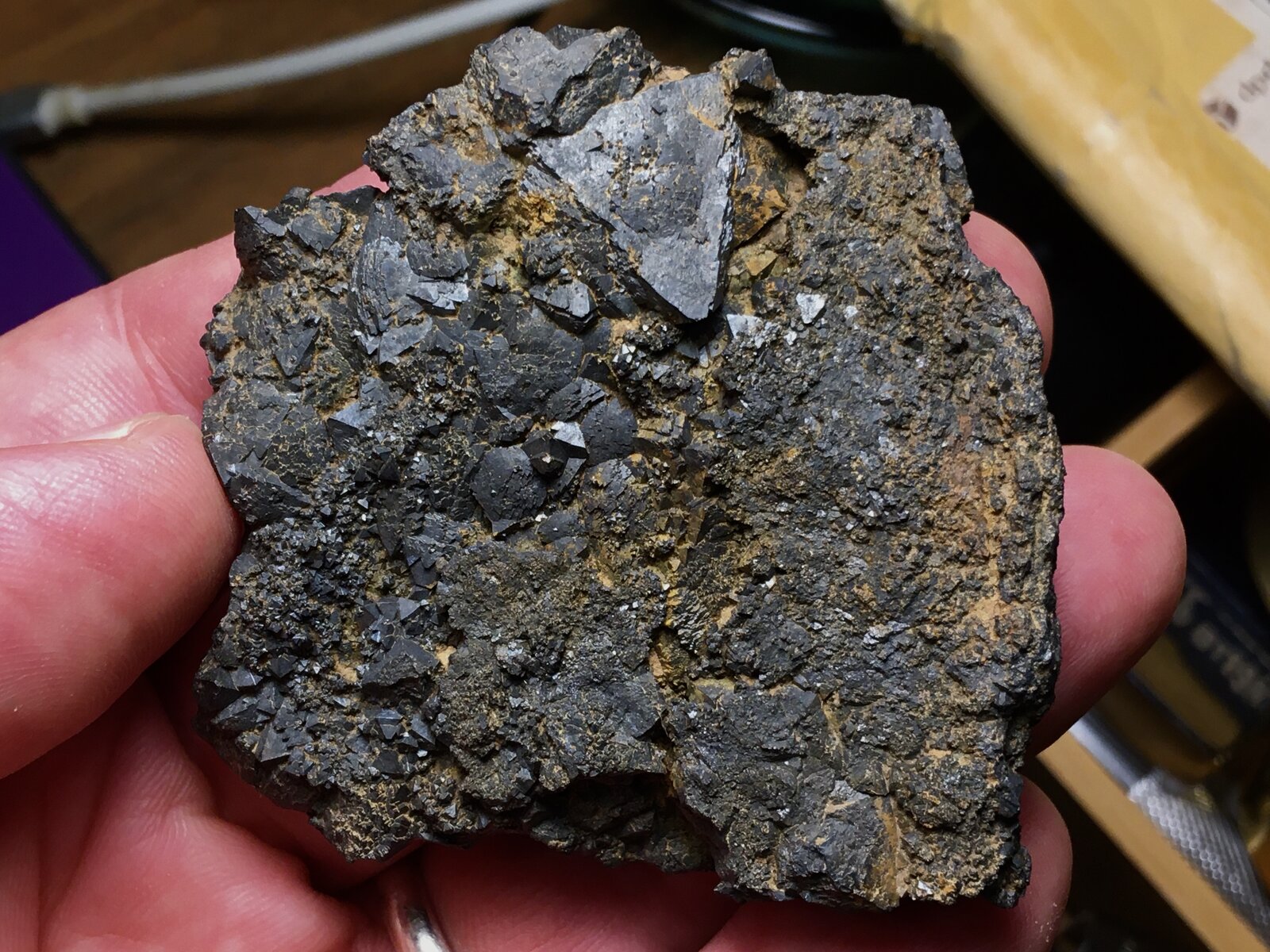 Magnetita
San Pablo de los Montes, Comarca Montes de Toledo, Toledo, Castilla-La Mancha, España
7 x 5 cm
(Autor: Matias Raja)