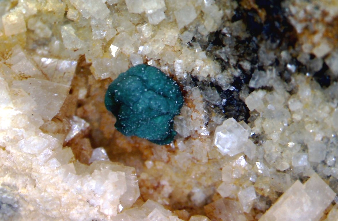 Malaquita y Dolomita.
50x35 mm
(Autor: Jesus Franquesa Baucells)