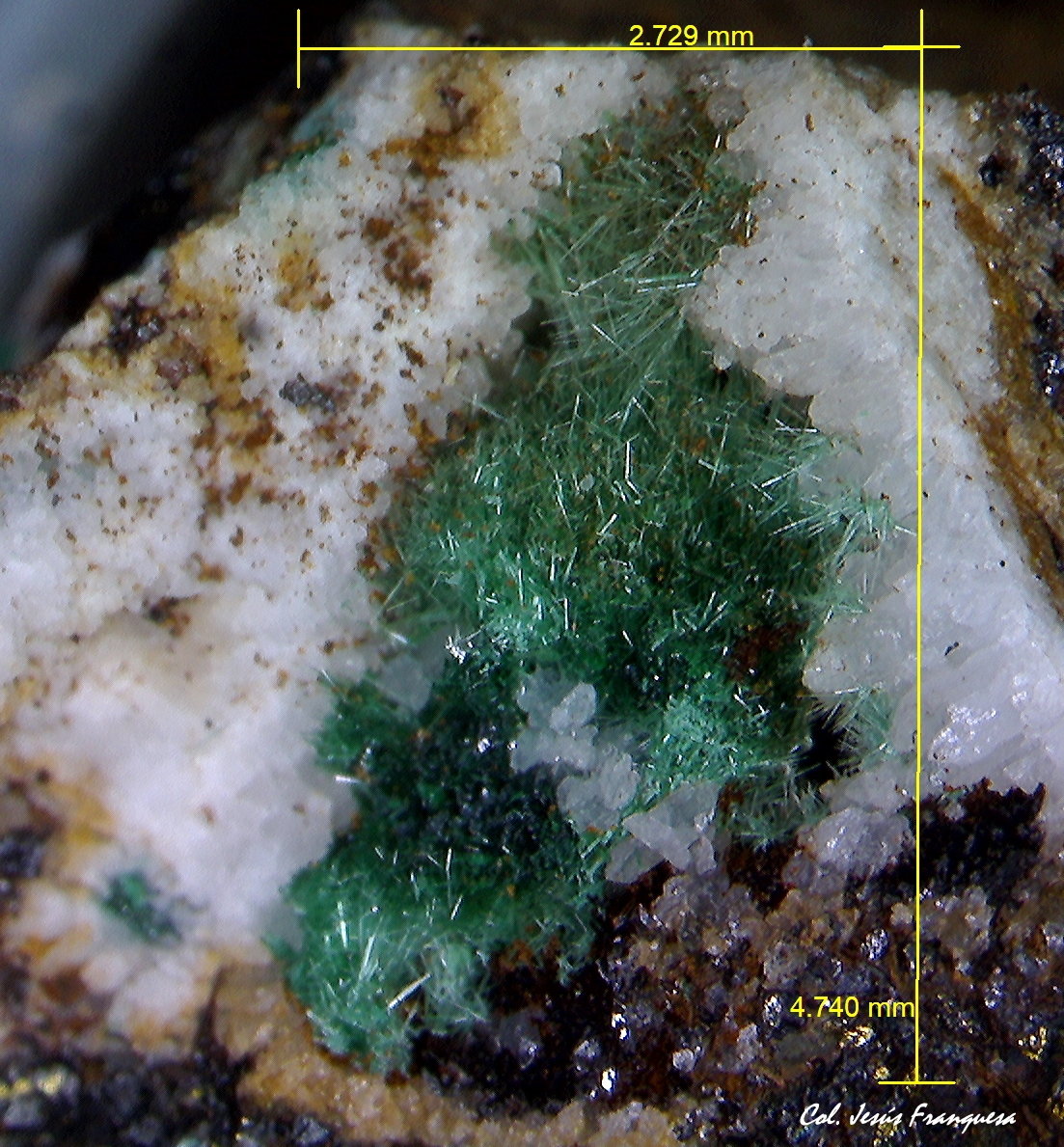 Malaquita.
4´740 x 2´729 mm.
(Autor: Jesus Franquesa Baucells)