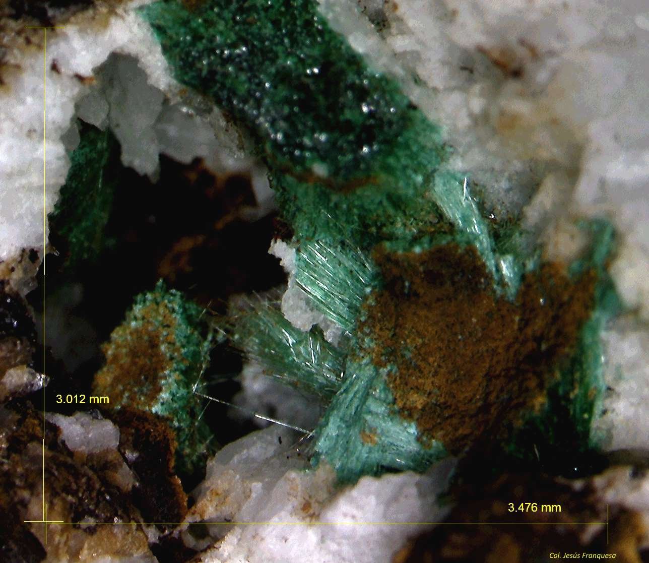 Malaquita.
3´476 x 3´012 mm.
(Autor: Jesus Franquesa Baucells)