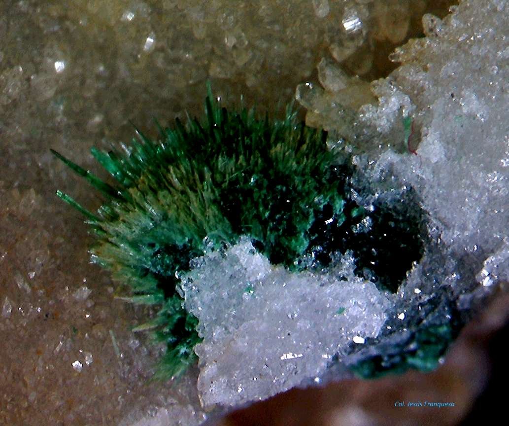 Malaquita y Cuarzo.
0´822 x 0´647 mm.
(Autor: Jesus Franquesa Baucells)