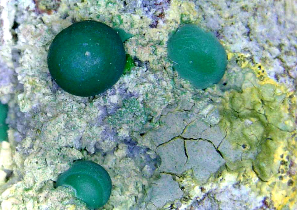 Malaquita
Esfera mayor 3 mm.
(Autor: Antonio P. López)