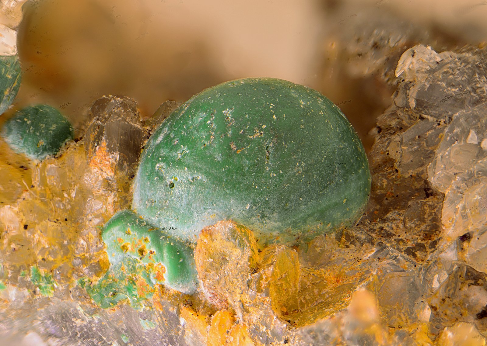 Malaquita
Campo de visión de 5 mm.
(Autor: Antonio Carmona)