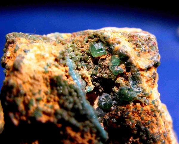 Variscita
Cristales de 2 mm.
(Autor: Calita)