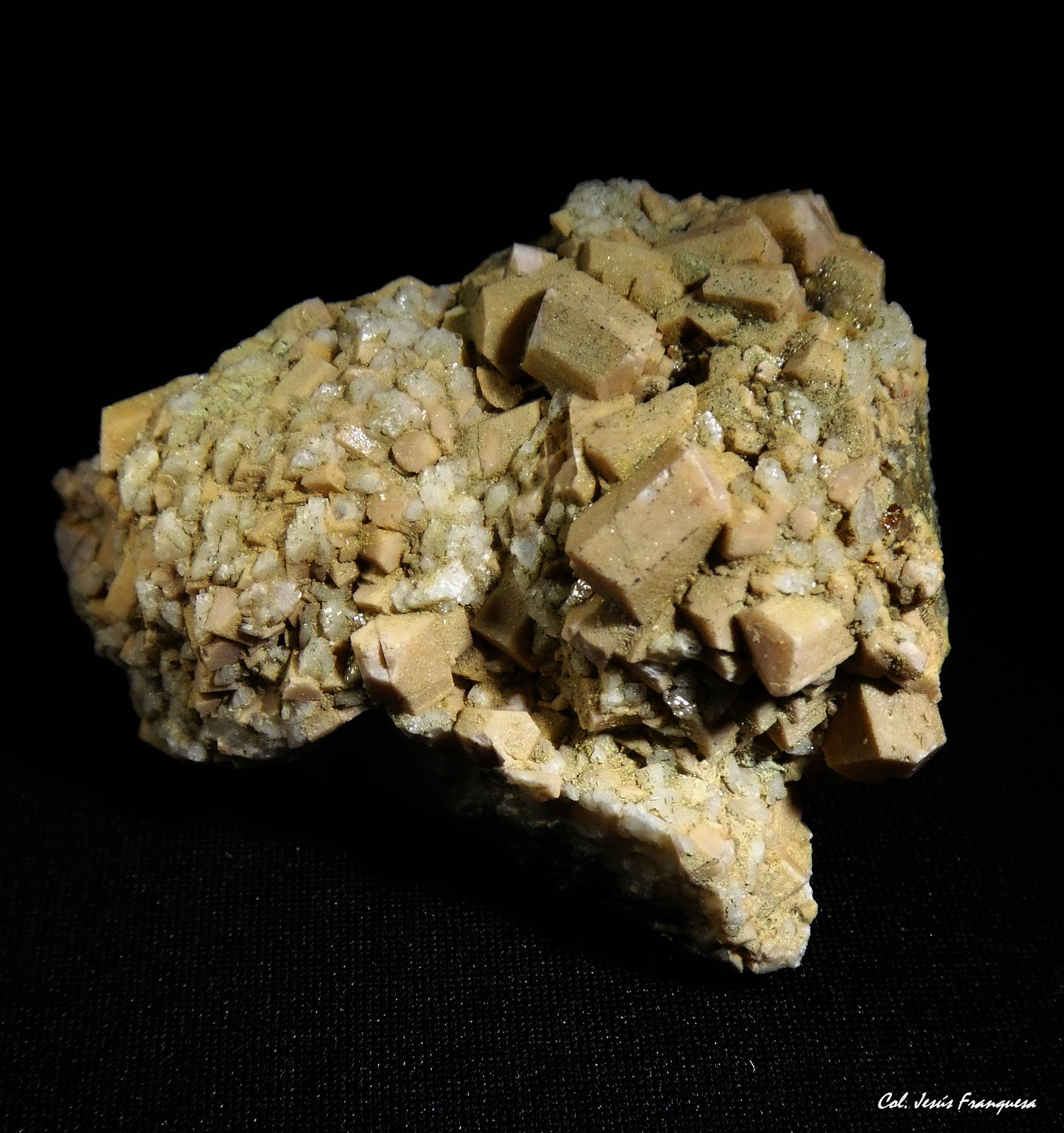 Microclina y Albita.
55x45 mm.
(Autor: Jesus Franquesa Baucells)