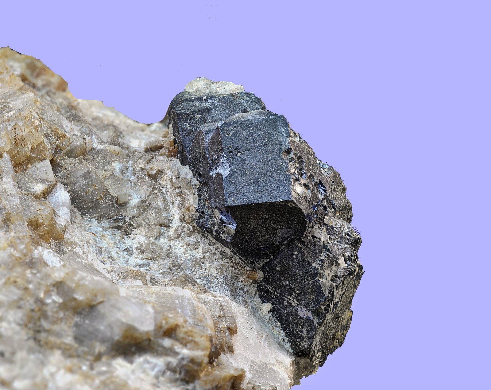 Galena
Tamaño del cristal de 1,5 cm.
(Autor: Antonio Carmona)
